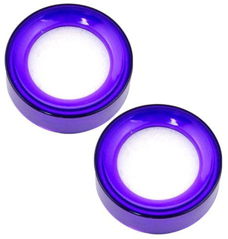 Amosfun 2pcs Purple Sponge Finger Wetting Device for Office Use, Cash Counting Finger Moistener Pads for Financial and Banking, Convenient Money Handling Accessory