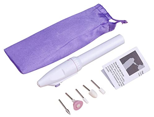 Polisseuse à ongles électrique, limes de manucure, Kit de toilettage avec 5 têtes (sans batterie).