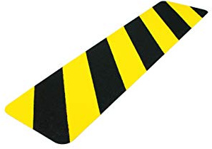 Djois, 197614 - Anpassbares Anti-Rutsch-Klebeband, Sicherheit, 610x150 mm, Gelb, Schwarz, 1 Stück, Extra Stark, Rutschfestigkeit, Innen- und Außeneinsatz