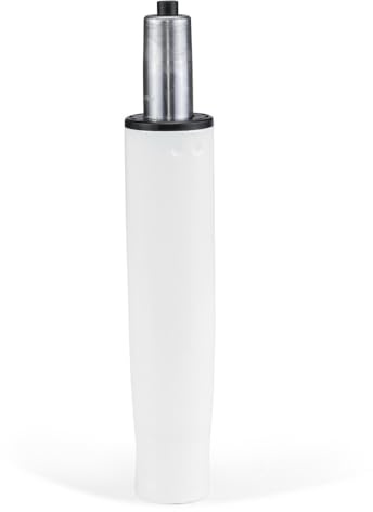 hjh OFFICE 723-10 Gasdruckfeder Bürostuhl L 290 – 400 mm Stahl Weiß Gasfeder mit Tiefenfederung, bis 180kg belastbar