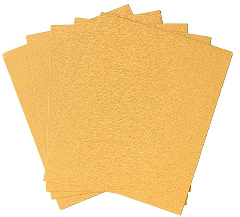 Trend Aluminium Oxide Sanding Sheets, 80 Grit, 230mm x 280mm, Strong & Durable Anti-Clog Sand Paper, AB/S230/80A, Pack of 5