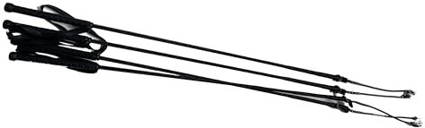 Gerte Reitgerte Dressurgerte 75cm Schwarz 4 er Pack