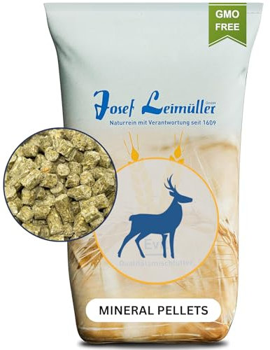 Leimüller Wildfutter W30+ Mineral Pellets 25 kg - Futter mit Vitaminen - für Rehe, Rotwild, Hirsche & Rehkitze