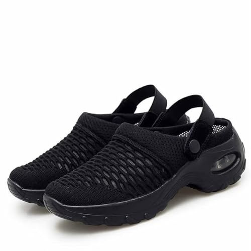 Orthopedic Clogs for Women Air Cushion Sneakers Arch Support Slip On Walking Shoes Diabetic Sandals Mesh Summer Slippers