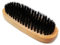 PARENCE.- Brosse à Chaussures en Bois – 14x5x3 cm – Poils Noirs Semi-Durs – Entretien Cuir, Daim, Nubuck – Brosse de Nettoyage et Polissage pour Chaussures, Bottes et Sacs