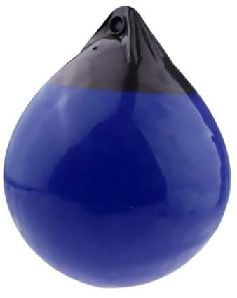Ronyme Round Boat Fender Buoy Ball, Heavy Duty PVC Boat Ball Round Anchor Water Buoy Dock Bumper Ball Inflatable Protection Marine Mooring Buoy, Boat Fenders for Aquaculture, Docking Anchoring