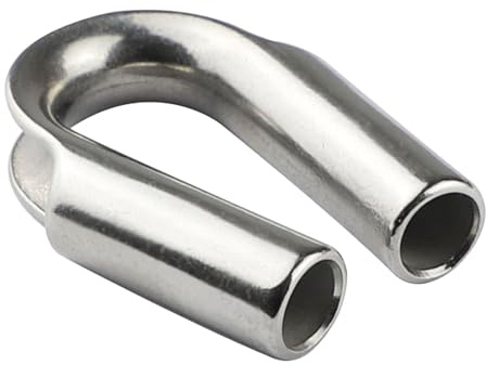 Kabelögla – rostfritt stål 20 mm vajerögla, säkerhetsösa, replös