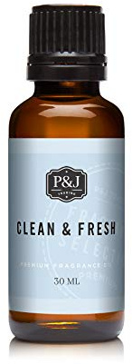 P&J Trading Fragrance Oil | Clean & Fresh Oil 30ml - Candle Scents for Candle Making, Freshie Scents, Soap Making Supplies, Diffuser Oil Scents
