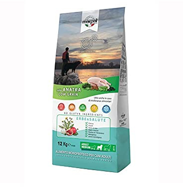 Marpet Cibo per Cani Equilibria Low Grain Medium monoproteico Anatra 12KG