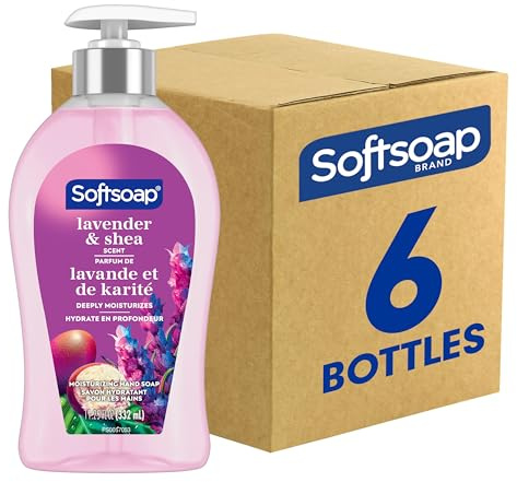 Softsoap Liquid Hand Soap, Lavender and Shea Scent, 11.25 fl oz (6 Pack)
