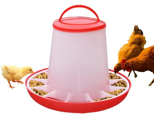 Alimenti e pozioni per polli | Distributore di cibo per pulcini rimovibile e senza sprechi | Distributore di cibo portatile per quaglie, polli e parrocchetti
