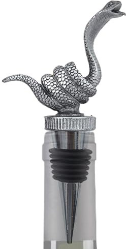 Coperchio Di Vino, Chiusura Della Bottiglia Di Vino | Tappi Di Vino Con Testa Di Serpente, Tappi Di Champagne, Per Vini Creativi, Chiusure Di Vino Divertenti Ringraziamento, Natale, Festa De