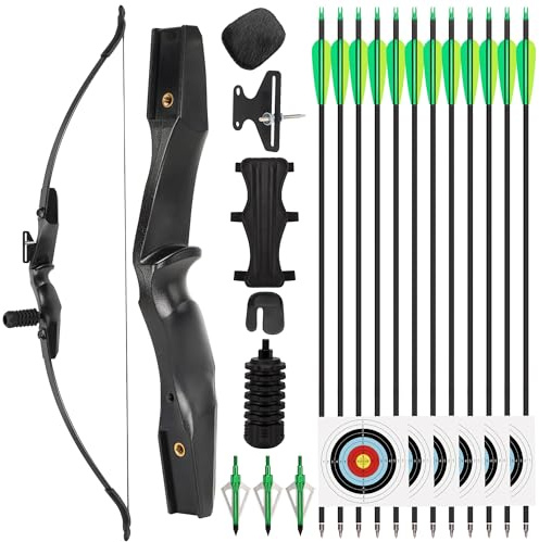 NorthSpoor 40lbs Recurve Bows Set,Adult Archery Right-Hand Takedown Bow