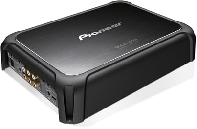 Pioneer GM-DX975 – Powerhouse-förstärkare med 2 000 watt, klass D-teknik, 5-kanal, variabel lågpassfilter, kompakt design och fjärrbasförstärkningskontroll