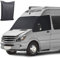 Auto Windschutzscheiben Abdeckung für Mercedes Sprinter VW Crafter 2006-2018, Faltbar 600D Wasserdicht Wetterfest Frontscheibe Wrap Cover Frontscheibenabdeckung Scheibenabdeckung