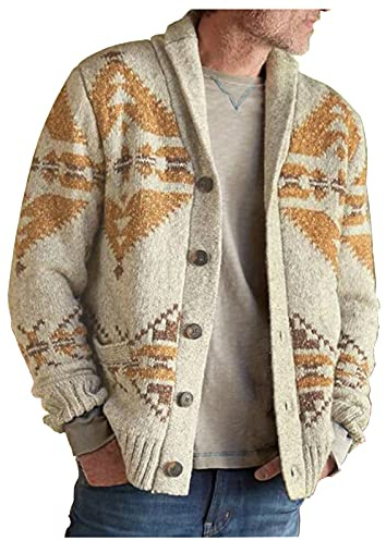 Jersey de lana gruesa para hombre, de punto de manga larga, chaqueta de trabajo, cuello alto, cárdigan de punto, suéter para hombre, con capucha, chaqueta de punto