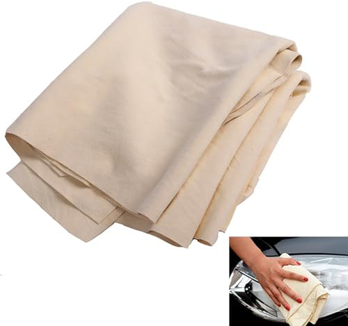 JINGTOPS Fensterleder Auto Reinigungstuch,50x30cm 1 Stück Premium Trockentuch Fensterleder Autoleder Super Saugfähig Auto-Ledertuch zum Waschen und Trocknen von Autos