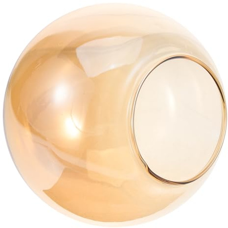 DECOMELODY Paralume in Vetro Globo Per Lampada Sospensione Paralume Di Ricambio Trasparente Per Lampada Da Soffitto in Vetro