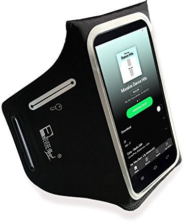 RevereSport compatible iPhone 13 Mini Armband Waterproof. Premium Running Arm Phone Case Holder for Sports, Exercise & Gym Workouts
