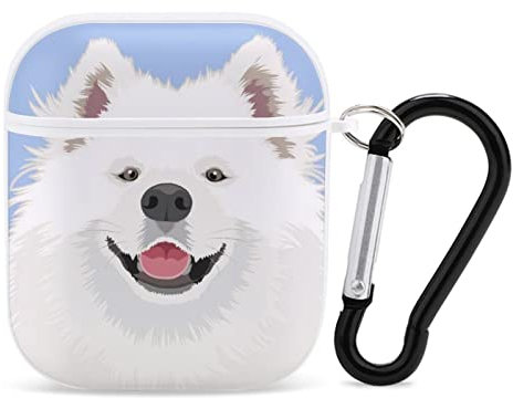 Airpods-Hülle Samojede The Buddy Dog Airpod Hard Case Cover Kopfhörerhüllen Für Apple Airpods1 Airpods2
