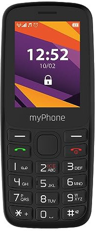 myPhone 6410 LTE Téléphone Simple 4G avec écran Clair et Gros Boutons, Grande Batterie 1400 mAh, Ice