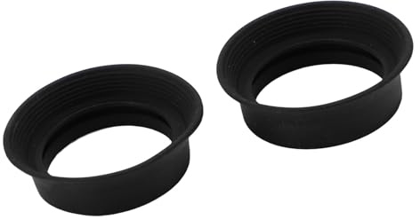 Oculare Oculare per Mirino da 2 Pezzi, Copertura Oculare Pieghevole in Gomma Morbida per Oculare Binoculare Monoculare da Microscopio da 28 a 32 Mm Senza Interferenze Luminose,