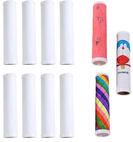 dancepandas Kaleidoskop Kinder 8 Stück Kaleidoskop Spielzeug Klassisches Prisma Teleskop Kaleidoskop Bastelset Spiel Lernspielzeug, Kinder Party Spielzeug Party Set