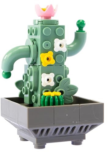 Nice Mattoncini - Exotic Plants - Set da Costruzione in Blocchi della Pianta Cactus - cod 78052