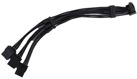 LLHCF CPU 8Pin Female To 12VHPWR PCIE 5.0 16Pin ATX3.0 600W Modular Power Cable For RTX40 Seris 4090 Graphics Card