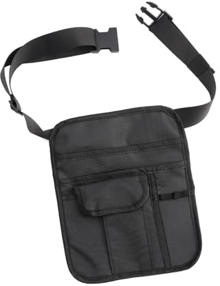 Dickly Restaurant Apron Bag, Waiter's Hip Bag with Adjustable Strap, Practical Wallet for KTV