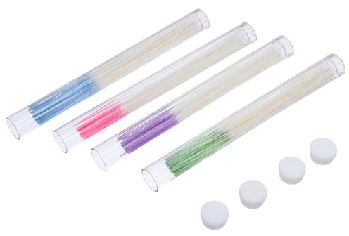 GARVALON 4 Pezzi per Pulizia dei Piercing All'orecchio Cura del Foro Auricolare Strumento di Pulizia per Cura Successiva Casa Viaggio per Post-piercing