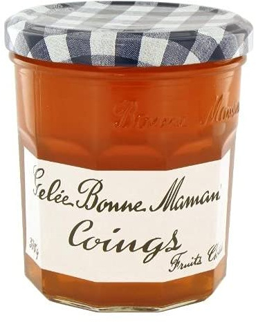 Gelatina di mele cotogne, deliziosa e fruttata, 370 g, ideale per la colazione, confezione da 4