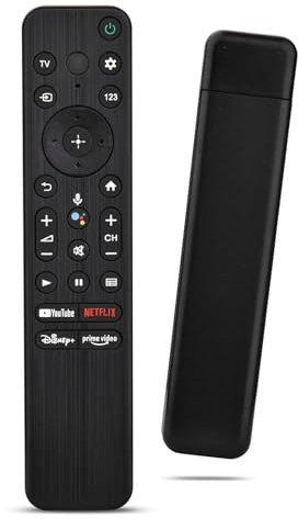 Voice Remote for Sony Smart TVs,Replacement Control for All 2018 to 2025 Sony Bravia Google 4K UHD LED LCD HD Smart TVs, with 4 Quick Link Buttons