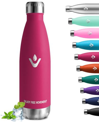 Gourde Isotherme 750ml, Étanche, Gourde Métal sans BPA, Bouteille d'eau Double Paroi, Réutilisable, Bouteille Isotherme en Acier Inoxydable, Gourde Inox pour Sport, Gym, École, Bureau, Randonnée