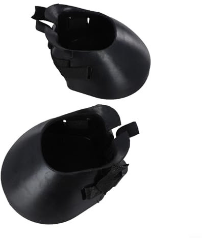 Yuanpgky 2 botas de goma antideslizantes para caballos, protectores de zapatos de protección, soporte de recuperación de lesiones, disponible en S, M, L, XL, para el cuidado estable del paddock y