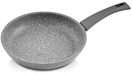 MOPITA ROCCIA VIVA Padella Antiaderente Ø20 cm Padella per tutti i piani cottura (No Induzione) Multistrato Antiaderente, Rivestimento 5 strati Antigraffio, Manico SoftTouch, Made in Italy