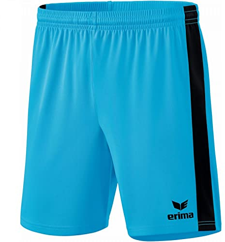 Erima Unisex Erwachsene Retro Star Short (3152110), Curacao/schwarz, L