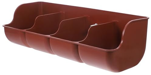 Angoily Futtertrog- Eimer- Kunststoff- Fachzaun- Feeder für Vieh- Und Haustiere