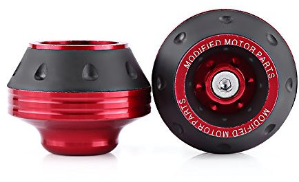 Front Fork Wheel Frame Sliders, Motorcycle Crash Protector Motorbike Falling Protection Scooter Electric Moped Accessories Vehicle Racing Fast Speed Driving Supplies for Racer Driver (Red)