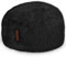 Green Bean Sitzsack Fellotpik mit Füllmaterial (EPS Perlen) - Indoor Maße ca 100 x 55 cm - Bean Bag Sitzkissen Sitzpuff Sitzsessel Bodenkissen Lounge Schwarz