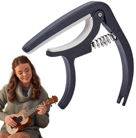Elgitarr Capo,Elgitarr Capo Spring Action Grabber, bärbar multifunktionell