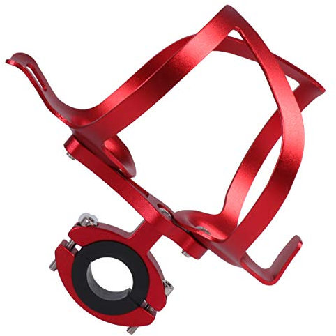 BESPORTBLE 1stück Aluminium-flaschenhalter Für Fahrräder Robuster Fahrradflaschenhalter Mit Umstecksocket Für Mountainbikes Und Rennräder Leicht Und Installieren Rot