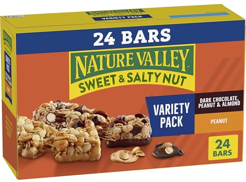 Nature Valley Granola Bars, Sweet and Salty Nut, Variety Pack, 24 ct