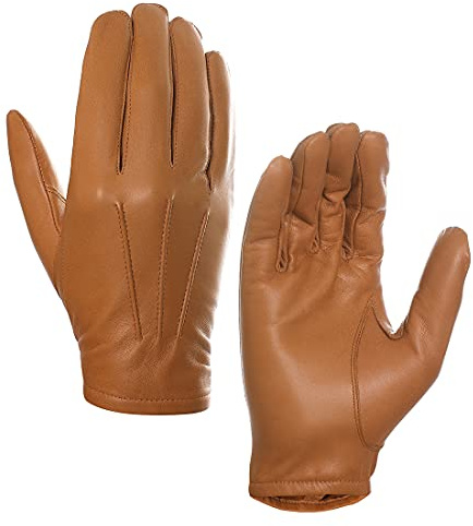 Harssidanzar polishandskar i litet läder för män GM031EU, Bronzer, storlek S