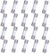 HUAREW F3AL250V 20 pezzi Fusibile in vetro ad azione rapida 5x20mm Fusibile ritardato 3A 250V 0,2x0,78 pollici (confezione da 20 pezzi)