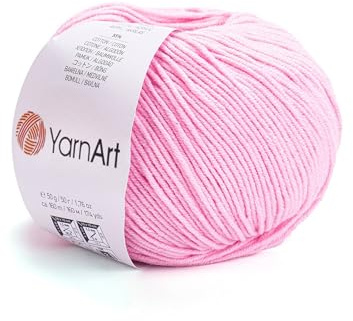 Yarnart, Jeans, Hilo de algodón para tejer amigurumi, Color 36