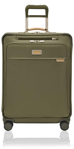 Briggs & Riley Spinner, Oliv/Blatt für Mich (Leaf It to Me), 26-inch Baseline Medium Expandable, Baseline Spinner