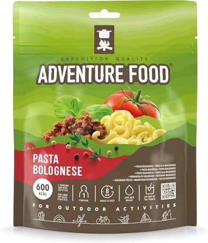 Adventure Food - Nudeln Bolognese - Gefriergetrocknete Mahlzeiten - Expedition Quality