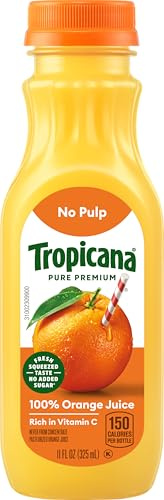 Tropicana Pure Premium 100% Orange Juice Original, No Pulp,�Single Serve, 11 fl oz bottle
