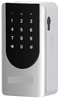 Coffre-fort, coffre-fort domestique, Boîte de serrure à clé for clés de maison Coffre-fort à clé de déverrouillage biométrique intelligent for l'extérieur Serrure à clé à combinaison à 4 chiffres mura